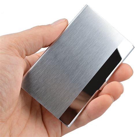 box card holders stainless steel|visiting card holder steel.